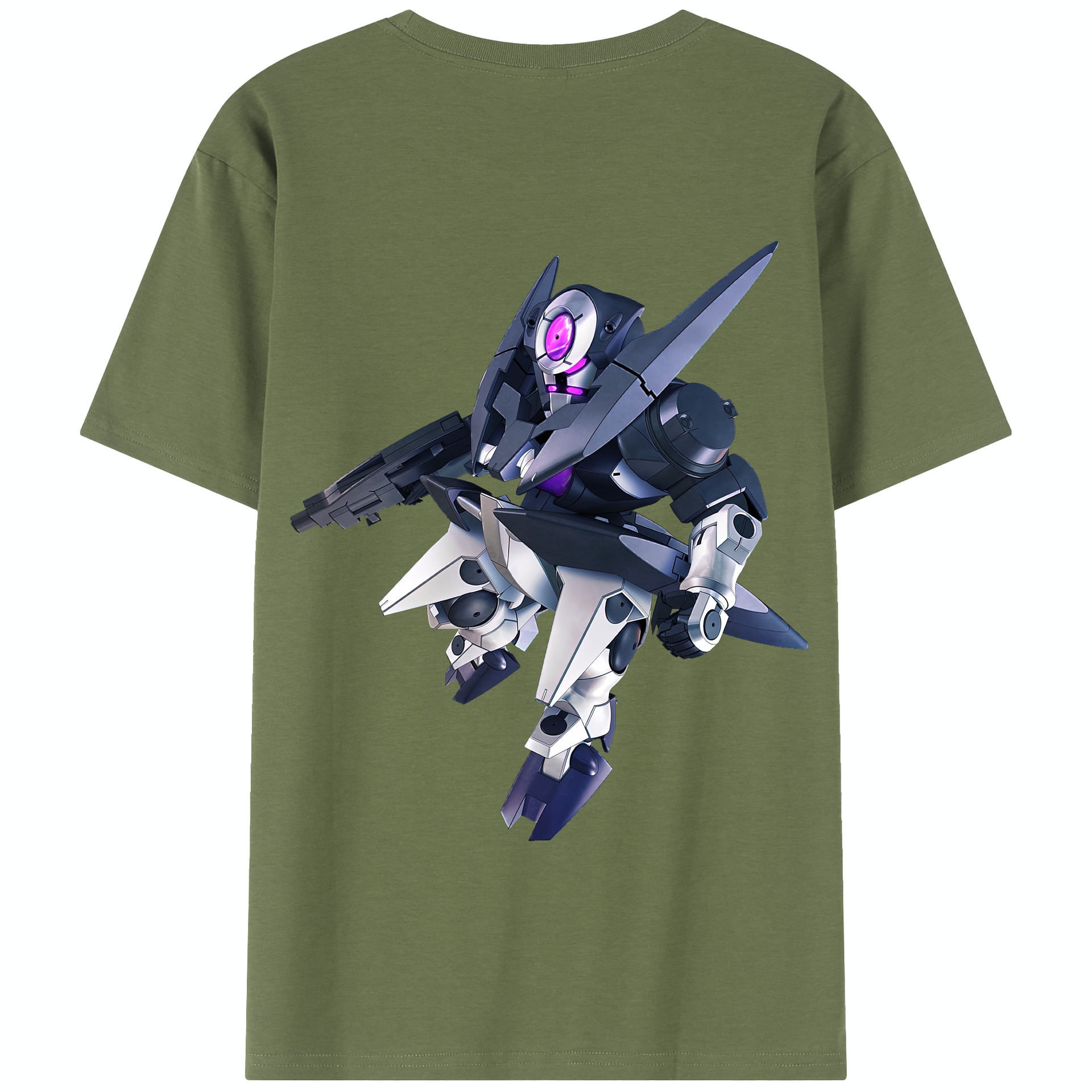 （画像用） 機動戦士ガンダム Mobile Suit Gundam 綿100％半袖Tシャツ（背面プリント）